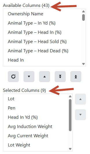 FLS Cloud Custom Report Column Selection
